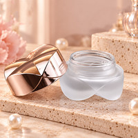 Nouvel ensemble de flacons cosmétiques en forme de pétale, flacon de lotion et d'essence de 100 ml, flacon d'eau florale, pot de crème de 50 g, contenants d'emballage cosmétique