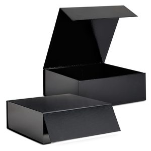 Роскошные подарочные коробки оптом, складная Подарочная коробка с магнитной крышкой, упаковка с индивидуальным логотипом для малого бизнеса - Product Image 2