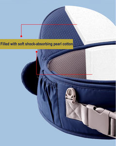 שדרוג 4 ב 1 נושאת תינוק עם מושב קל משקל מתכוונן לנשימה כולל רצועות בטיחות & כיסים - Product Image 5