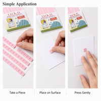 Bandes d'adhésif en argile pour nail art, pour faux ongles et usage créatif quotidien, couleurs pastel douces pour projets d'artisanat à domicile ou au bureau