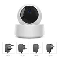 Sistem Kamera Keamanan Wi-Fi SONOFF GK-200MP2-B Resolusi 1080P Penglihatan Malam Penyimpanan Kartu Memori Bahan ABS Garansi 1 Tahun
