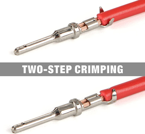 Pinza Crimpatrice IWC-1424AN AWG24-14 per Connettori Deutsch, Serie DT, Terminali a Botte Aperta Non Isolati - Product Image 4