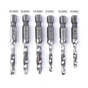 Macho de roscar métrico Mr Drill de 6 mm con revestimiento de titanio para taladradora de acero, juego de machos HSS - Product Image 4