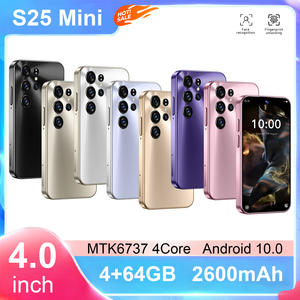 Nuevo Teléfono Inteligente S25 <span class=keywords><strong>Mini</strong></span> Transfronterizo, Pantalla de 4.0 Pulgadas, Android 10.0, 4G, Doble SIM, Cámara de 5MP, MediaTek <span class=keywords><strong>Quad</strong></span>-core, Teléfono de Bolsillo de Respaldo - Product Image 2