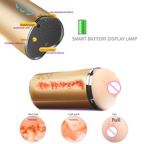 Juguete de Masturbación Masculino Más Vendido, Copa de Avión con Ventosa, Carga USB, Juguete Adulto con Conversación Humano-Máquina - Product Image 6