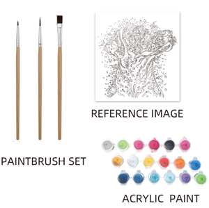 Kit Artistico Fai-<span class=keywords><strong>da</strong></span>-Te per Dipingere con i Numeri, Cane <span class=keywords><strong>Dalmata</strong></span> Colorato su Tela, Set per Pittura Animale Artigianale - Product Image 4