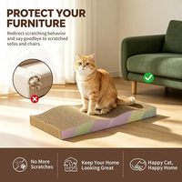 Planche à gratter pour chat, lot de 2, griffoir réversible pour chat, grand modèle