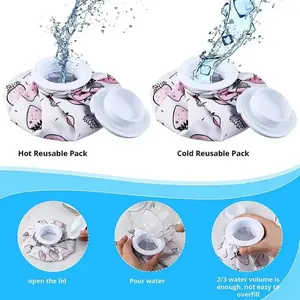 Bolsa de Compresión Portátil de Tela para Rellenar con Agua, con Diseño de Dibujos Animados, para Fisioterapia, Ejercicio, Terapia Física con Frío y Calor, de Plástico - Product Image 2