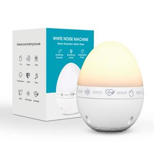 Şarj edilebilir oyuncak doğa sesleri makinesi bebek yatıştırıcı cihaz 9 müzikler bebek taşınabilir beyaz gürültü makinesi ve gece lambası - Product Image 2