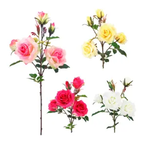23 "FLORIBUNDA gül çiçek spreyi, doğal dokunuş [EF11125]