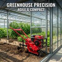 Cultivateur à une roue, Motoculteur à une roue, Micro-cultivateur à chenilles