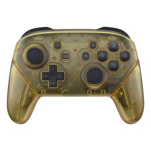 EXtremeRate Amber Yellow Faceplate Backplate Handles DIY Replacement Full Housing Shell Cover for Nintendo <b>Switch</b> Pro Controller - Product Image 3