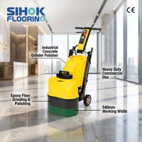 Ponceuse à béton Sihok 540 mm à double tête avec port d'aspiration pour sols industriels