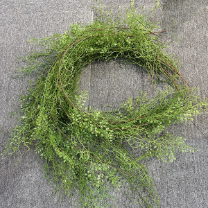 Décoration de mariage Panneaux de <span class=keywords><strong>plafond</strong></span> suspendus Verdure Forêt Plantes Guirlande Vignes Toile de fond murale Verdure suspendue pour décoration de mariage - Product Image 6