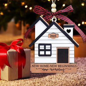 Nouvelles Décorations de Noël 2025 pour la Maison, Cadeaux de Pendaison de Crémaillère pour Femmes et Couples, Idées Cadeaux pour Nouveaux Propriétaires, Décoration Intérieure en Bois - Product Image 3