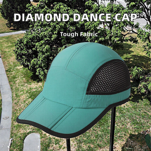 قبعة بيسبول جديدة مزينة بالألماس، مصنوعة من قماش البوليستر 100٪، تصميم رياضي، قبعة مزودة بحافة، مزينة بالأحجار الكريمة، مناسبة للجولف والرياضات الخارجية - Product Image 2