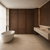 Système de panneaux muraux en placage de noyer de luxe moderne sur mesure avec porte dissimulée pour revêtement mural intérieur d'hôtel ou de villa