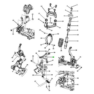 Bras de suspension pour Chrysler Sebring avant 4764501AG 4764500AG Suspension MacPherson - Product Image 4
