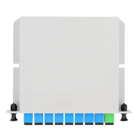 Divisor Óptico 1*8 1*16 1*4 1*64 1*32 PLC, Distribuidor Óptico Tipo Inserto SC/UPC FTTH