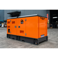 Générateur diesel silencieux 200 kWh 250 kVA, générateur d'énergie industriel monophasé 220 V, 415 V pour bâtiment