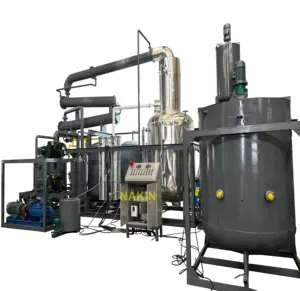 Mini Oil Refinery Black Motor Engine Oil To Diesel Base Oil Recycling Machine Refinery Equipment