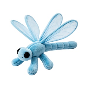 Peluche Realista de Libélula Azul, Insecto de la Naturaleza, Recuerdo de Zoológico, Juguete Educativo para Niños, Regalo Promocional - Product Image 1