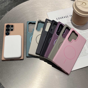Funda Magnética Mate de Lujo con Carga Inalámbrica para <span class=keywords><strong>Samsung</strong></span> S26 Ultra S25 S24 S23 <span class=keywords><strong>S22</strong></span> A17, Carcasa Protectora de Color Puro a Prueba de Golpes - Product Image 4