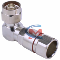 4.3/10 MINI DIN Stecker rechtwinklig auf N-Typ Feeder-Kabelstecker 1/2 Zoll flexibel, komplett aus Kupfer, 50 Hochwertig für Basisstationen 50-12