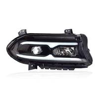 Feux avant de style automobile pour Dodge Charger 2015-2020, ensemble de phares, LED DRL, lentille de projecteur, accessoires dynamiques