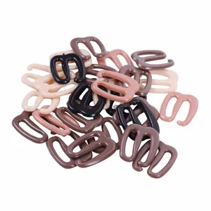 ML 6mm 2000pcs/bag 9-shaped Buckles for Making Adjustable Wig C-a-p Adjustable Accessories