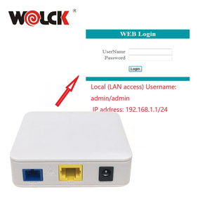 <span class=keywords><strong>Mini</strong></span> ONT G/EPON WOLCK WK-3801 Vsol CATV Monopuerto 1GE XPON Fibra Óptica GPON EPON ONU - Product Image 2
