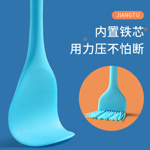 Jiangtu Silicone Oil Brush Food Grade Heat Resistant Non Shedding Kitchen Baking Brush For BBQ Pancake Making - Product Image 2