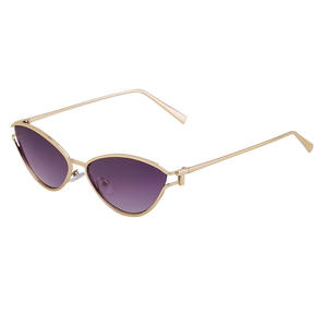 Gafas de sol de ojo de gato a la moda para mujer, montura metálica, protección UV400, gafas de sol para exteriores, estilo urbano, venta al por mayor transfronteriza - Product Image 2