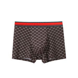 Men's Ice Silk Knitted Adult Briefs Breathable Non-marking Mid-Rise Comfort <b>Boxer</b> Briefs - Product Image 3