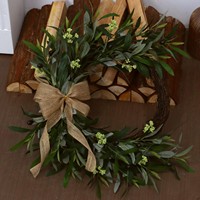 Guirlande d'olives quatre saisons en plastique, décorations pour la maison, pour la porte d'entrée, décoration murale