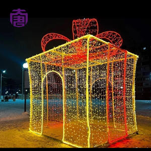 Guirnalda de luces LED con caja de regalo, decoración navideña para eventos al aire libre, decoración de centros comerciales - Product Image 2