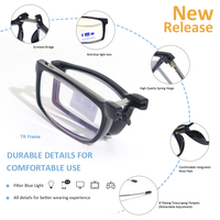 Nouvelles lunettes de lecture pliables portables résistantes à la lumière bleue, élégantes, mini format de poche, lunettes de lecture rétro en métal