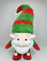 Costume de mascotte de Noël gonflable géant de 2,6 m, déguisement de Père Noël et d'elfe pour le carnaval, l'anime et les célébrations festives, unisexe adulte
