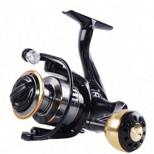 Carrete de Pesca Giratorio de Aleación de Aluminio 10+1BB con Mango Intercambiable Izquierdo/Derecho de Fibra de Carbono y Nylon, 8KG de Arrastre Máximo para Uso en Ríos - Product Image 5
