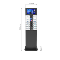 Y2Power - Casillero de Carga para Teléfonos Inteligentes con 16 Compartimentos, Pantalla Publicitaria, Carga Rápida PD20W, Estación de Carga de Autoservicio