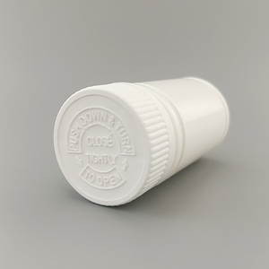 Portatile 110ml bianco pp bocca larga impermeabile cilindrica compressa di vitamina vuota capsula di plastica bottiglia con tappo a vite - Product Image 2