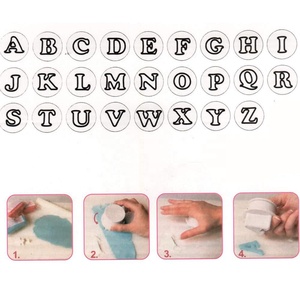 <span class=keywords><strong>Molde</strong></span> para Fondant con Letras del Alfabeto y Números, <span class=keywords><strong>Molde</strong></span> para Decoración <span class=keywords><strong>de</strong></span> Pasteles y Galletas, <span class=keywords><strong>Molde</strong></span> para Hornear, 26 Letras Pequeñas y <span class=keywords><strong>Molde</strong></span> para Galletas con Resorte - Product Image 4