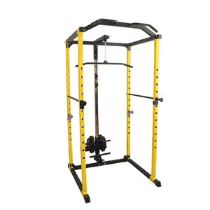 Équipement de gymnastique à domicile, équipement de Fitness, Squat Power Cage Rack Station Durable menton Pull Up câble d'entraînement Pull Smith Machine