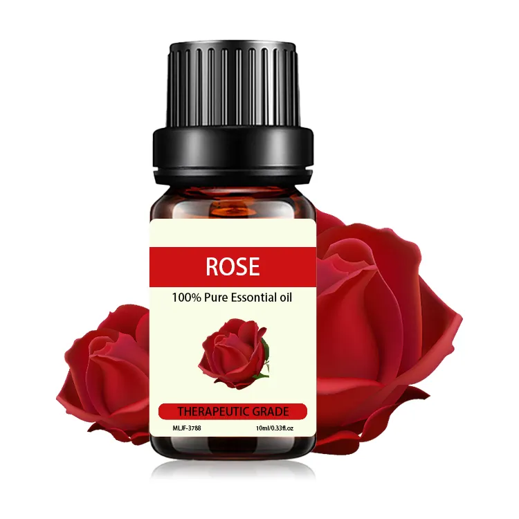 Wholesale organic flower oil massage rose essential oil 100% pure vegan bulk Rose essential oil