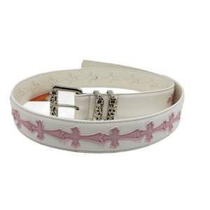 Cintura da Uomo in Pelle Yonger Factory con Impuntura a Croce e Fibbia in Metallo, Modello Fashion - Product Image 4