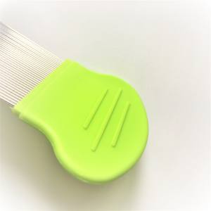 Lignes antidérapantes en plastique, longues aiguilles rainurées en acier inoxydable, peigne à puces pour chien et <span class=keywords><strong>chat</strong></span> - Product Image 2