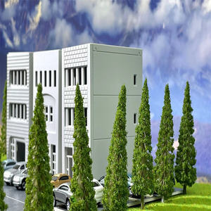 Modelo de Material plástico de 6,5 cm, árboles a escala de pino para arquitectura <span class=keywords><strong>Diama</strong></span>, diseño de tren de simulación de micropaisaje - Product Image 3