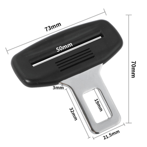 Clip de ceinture de sécurité universel en métal de luxe et silencieux, boucle de sécurité à 2 points pour la plupart des véhicules, Chine - Product Image 5