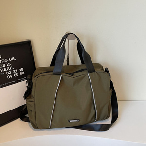 Sac de voyage extensible léger et personnalisable avec logo, couleur unie, pour week-end, sac à chaussures, pour hommes et femmes - Grande Vente - Product Image 4