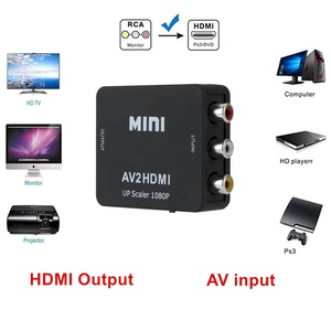 Adaptador de convertidor de <span class=keywords><strong>AUdio</strong></span> y vídeo, 1080P, RCA, AV a HD, <span class=keywords><strong>Full</strong></span> HD, CVBS a HD, MI AV2HD - Product Image 4